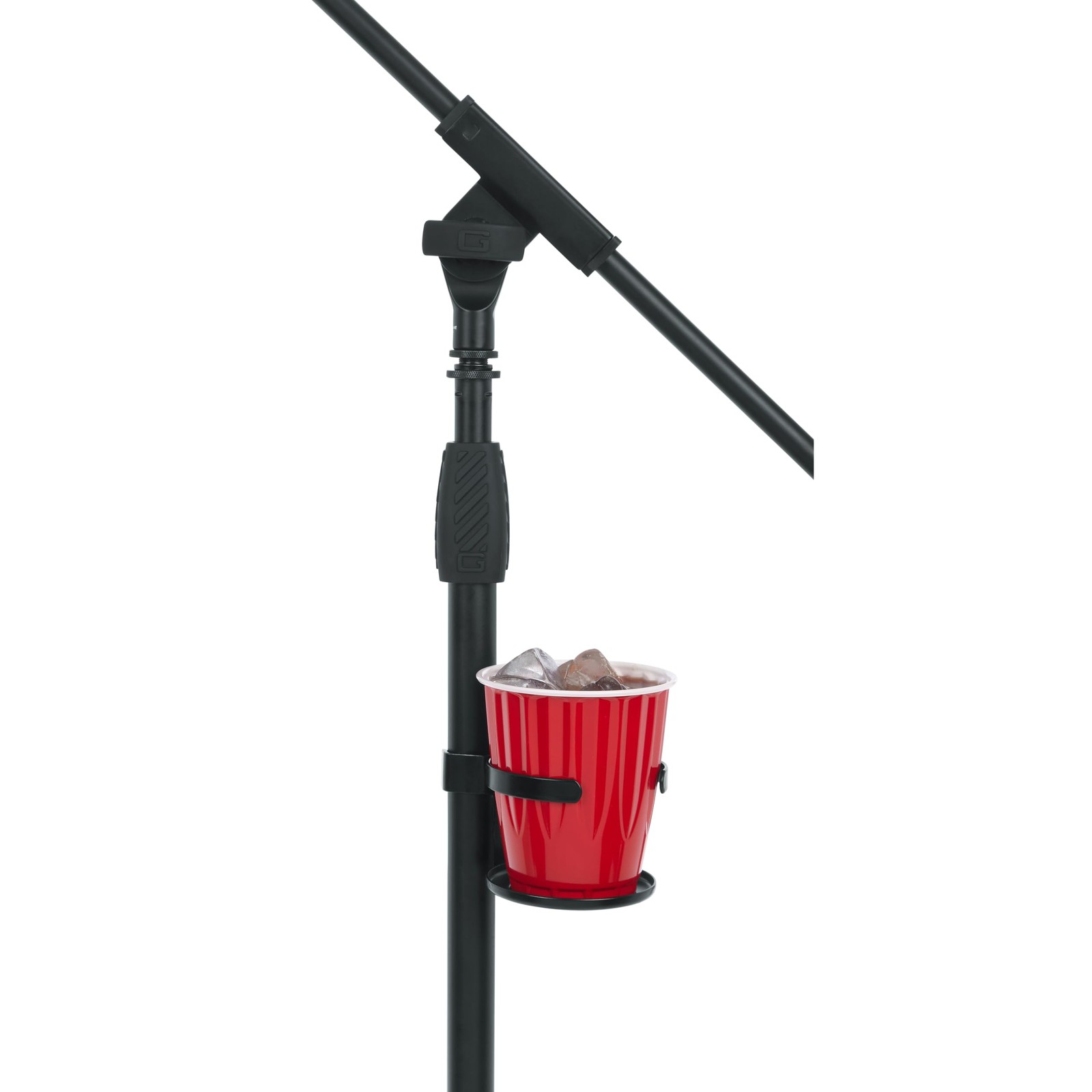 Clamp On Drink Holder for Microphone Stand Single Cup Accessory
