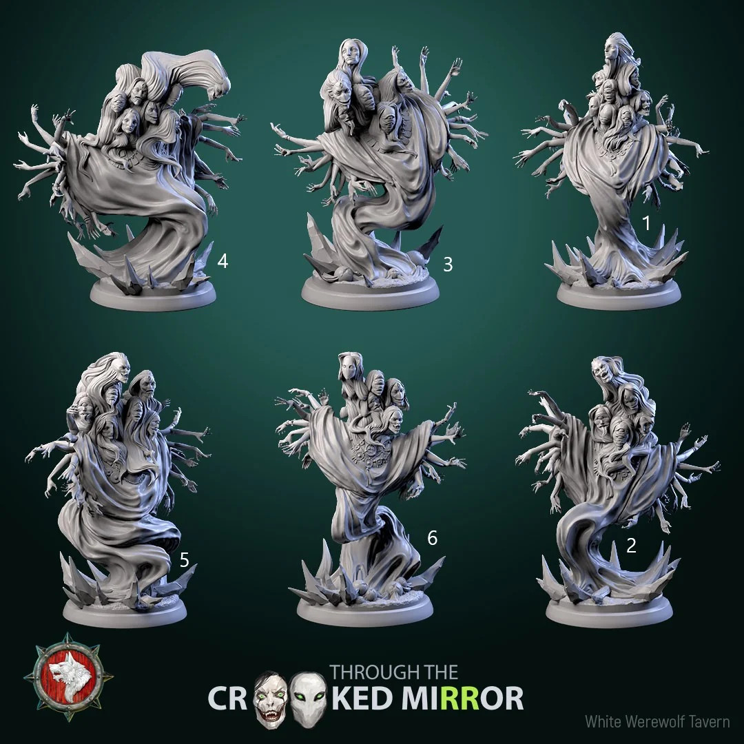 Phantom Waltzers Set (Set of 6) - 28mm Heroic - Resin Tabletop Miniatures