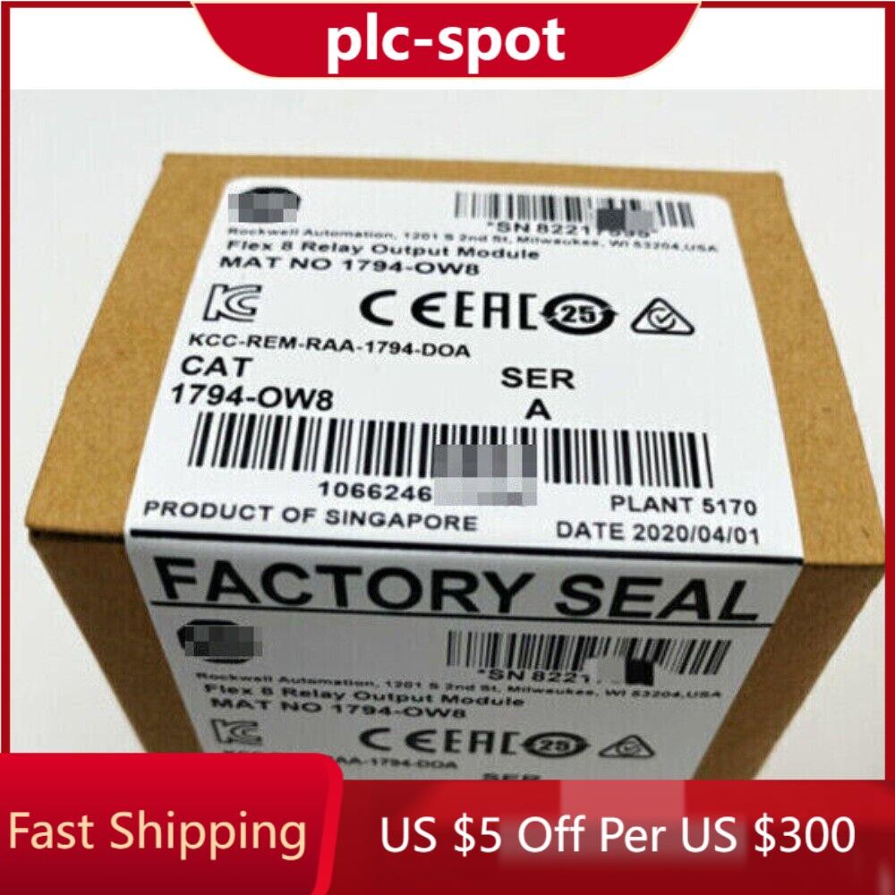 New Sealed AB 1794-OW8 Flex 8 Point Relay Output Module 1794OW8 US Free Tax