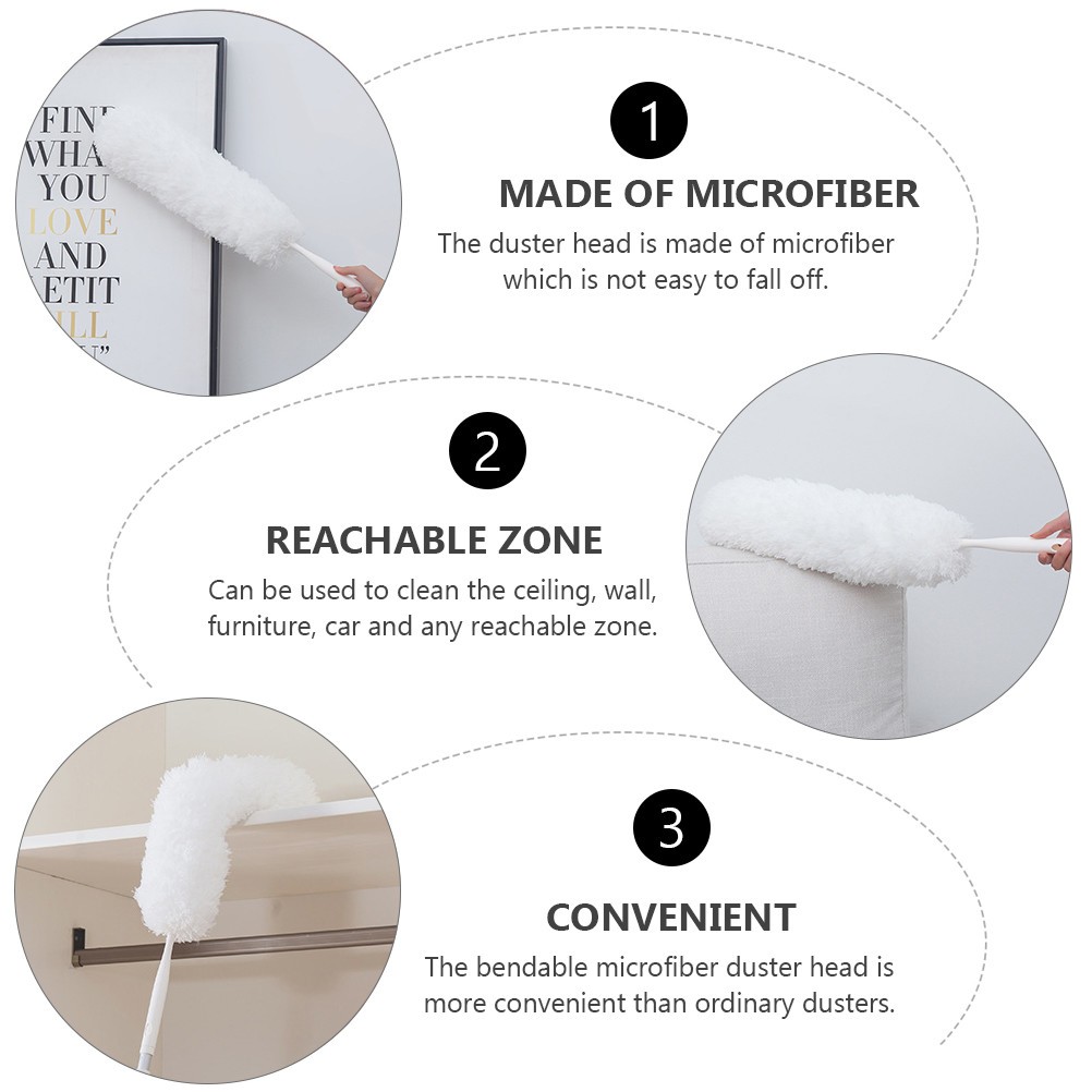 Reusable Duster Washable Bendable Cleaning Brush Electrostatic Dusters
