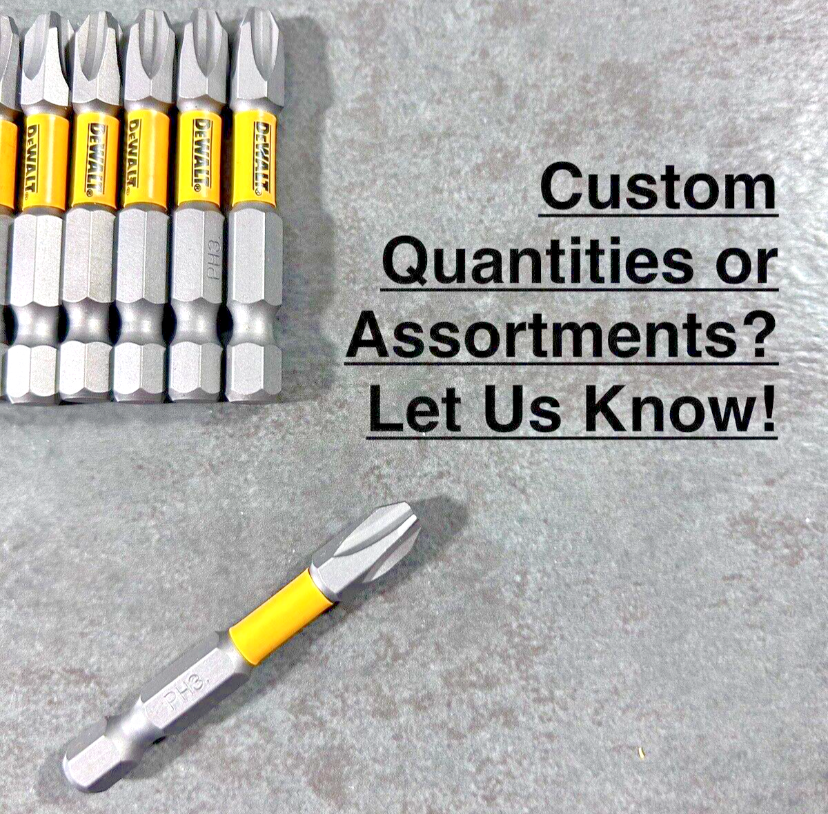 10 Pc DEWALT MAXFIT Drill Bit Set PH2 2in. IMPACT READY NEW