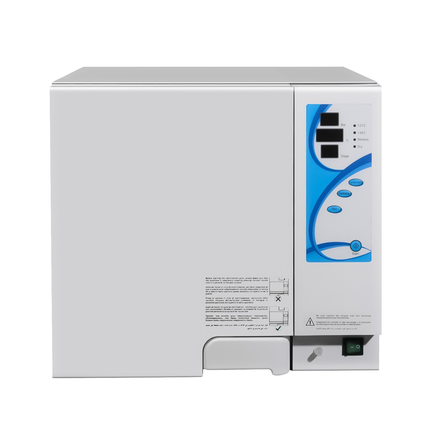 18L Dental Autoclave Steam Sterilizer with Drying Function Disinfection Unit US