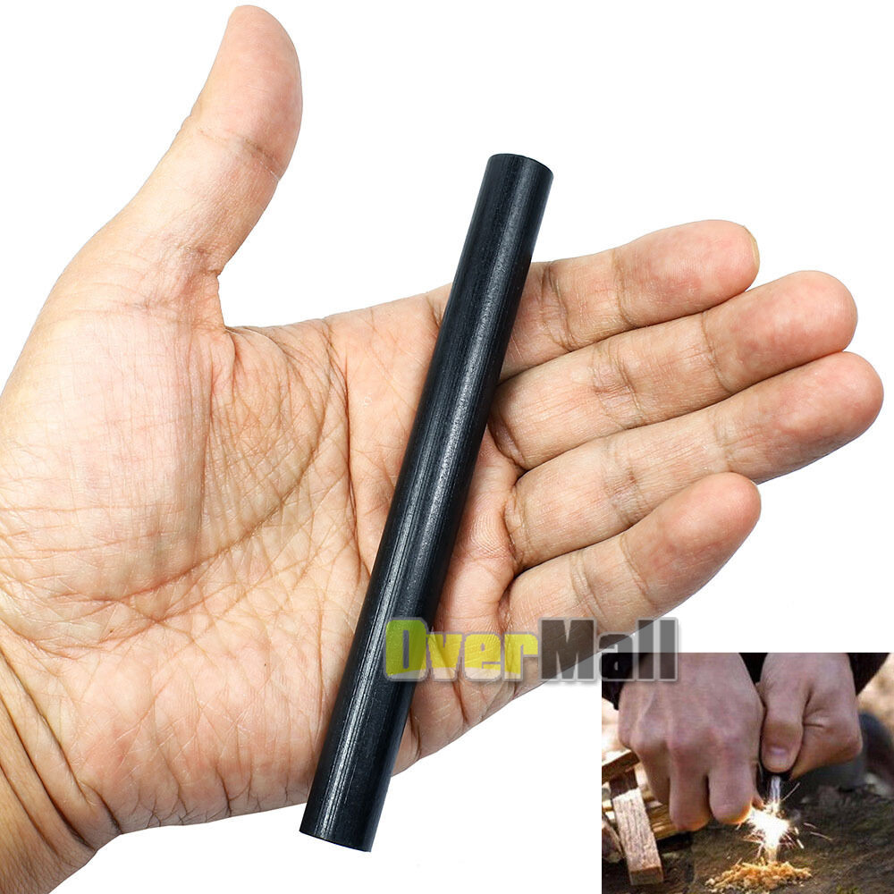 Huge 1/2 x 5" Ferrocerium Rod Flint Fire Starter Camping Survival