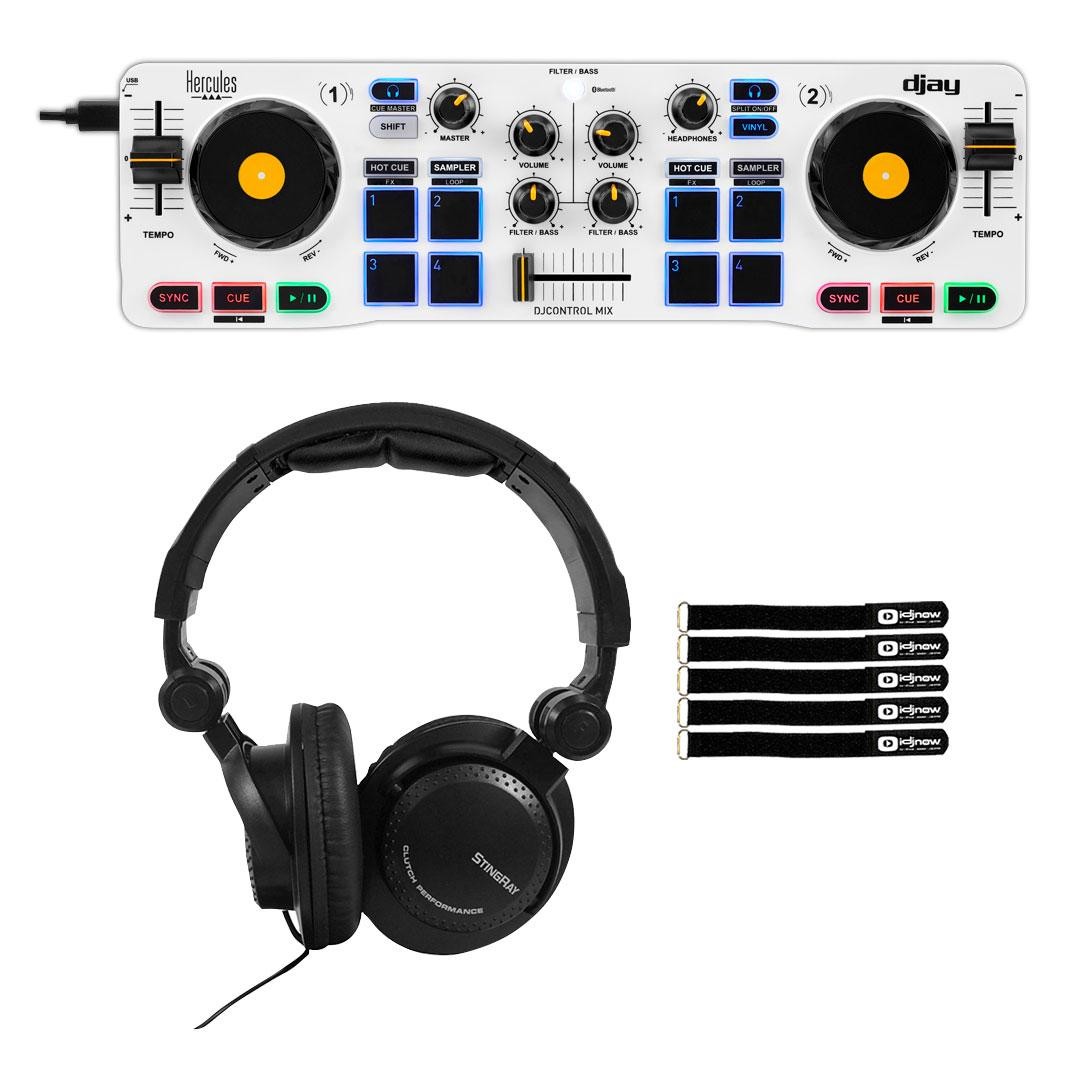 Hercules DJControl Mix DJ Controller for Smartphones with Headphones