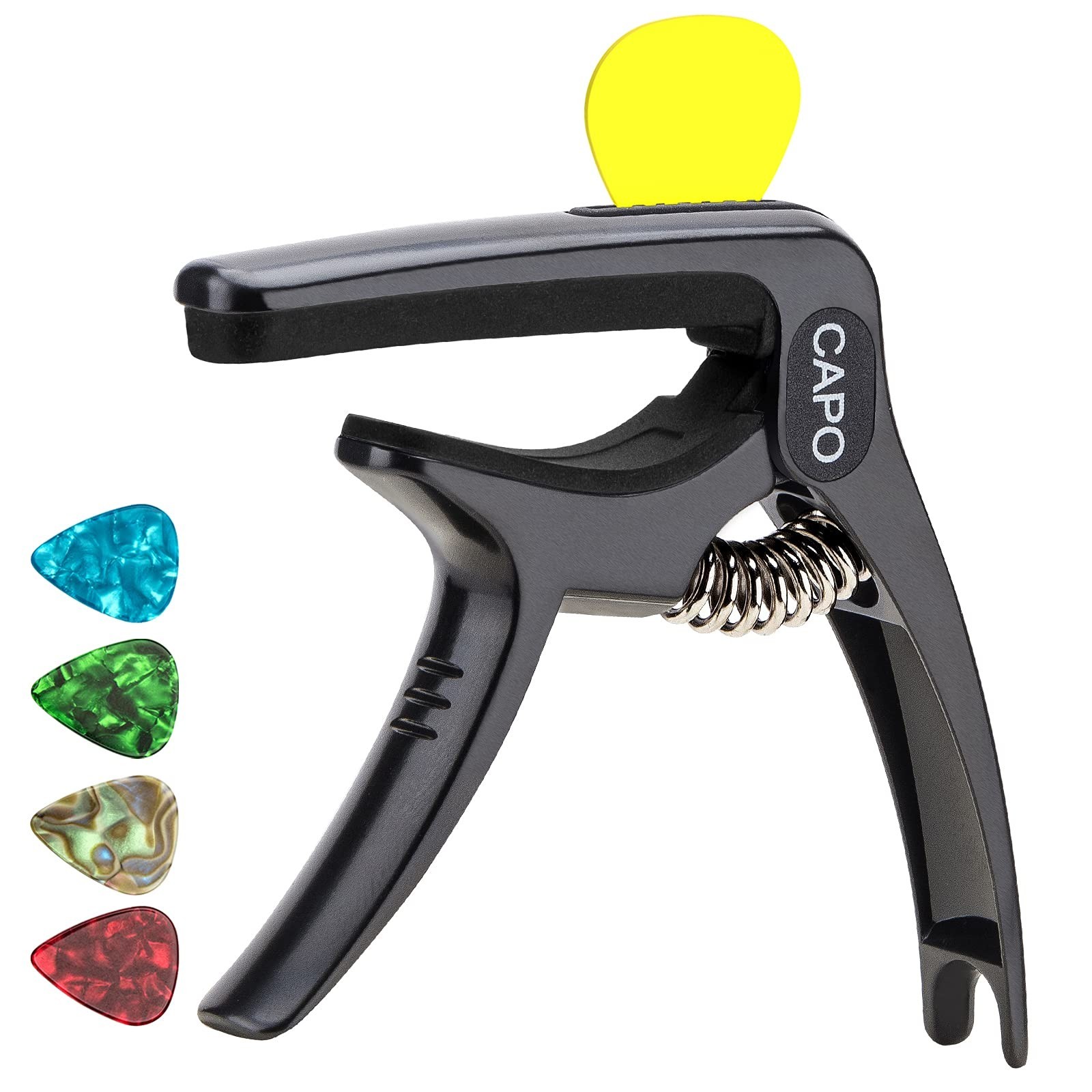 Guitar Capo, 3 in 1 Zinc Metal capo for Acoustic and Electric Guitars (Free b...