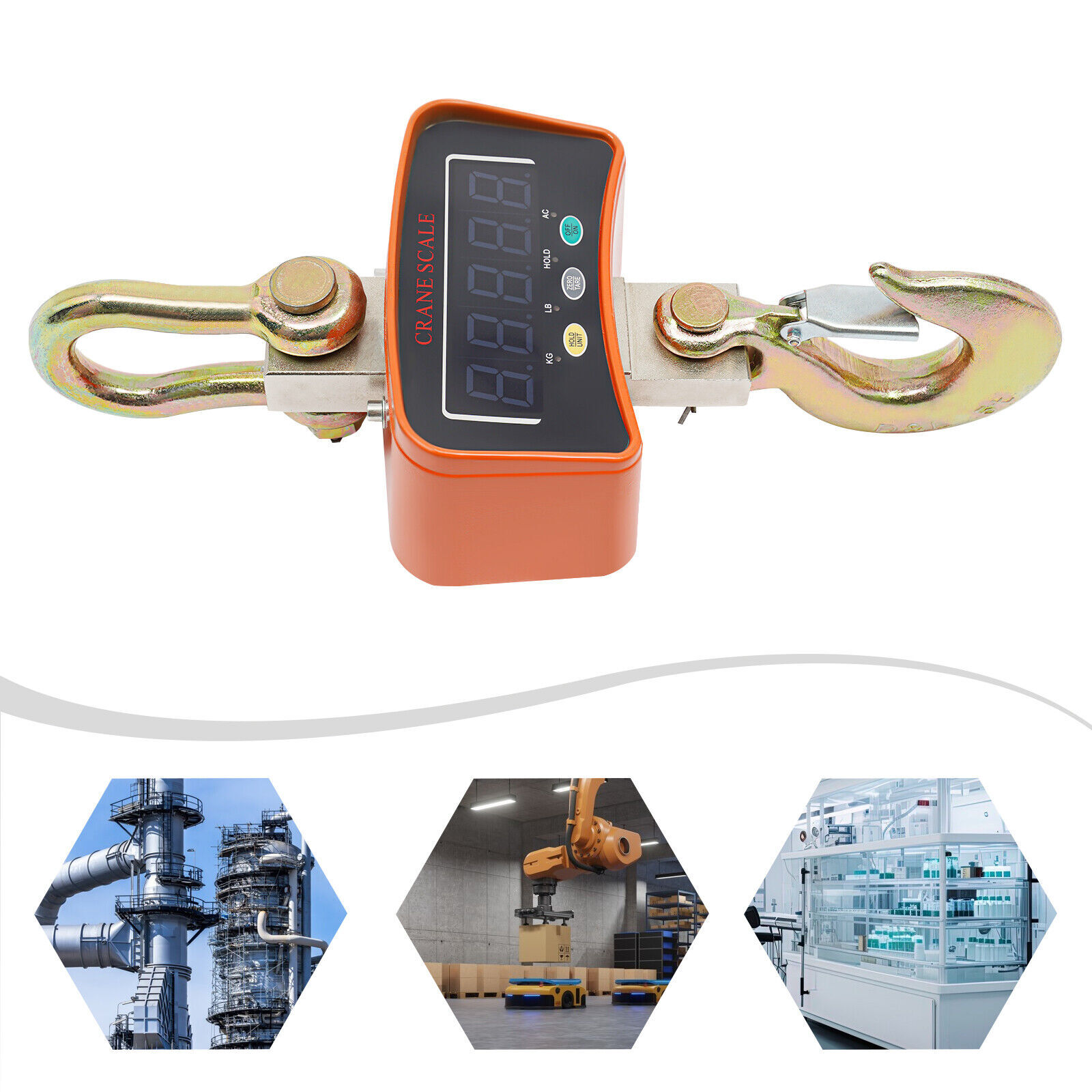 3000kg 3T Crane Scale High Precision Weighing Scale Digital Hanging Scale Remote