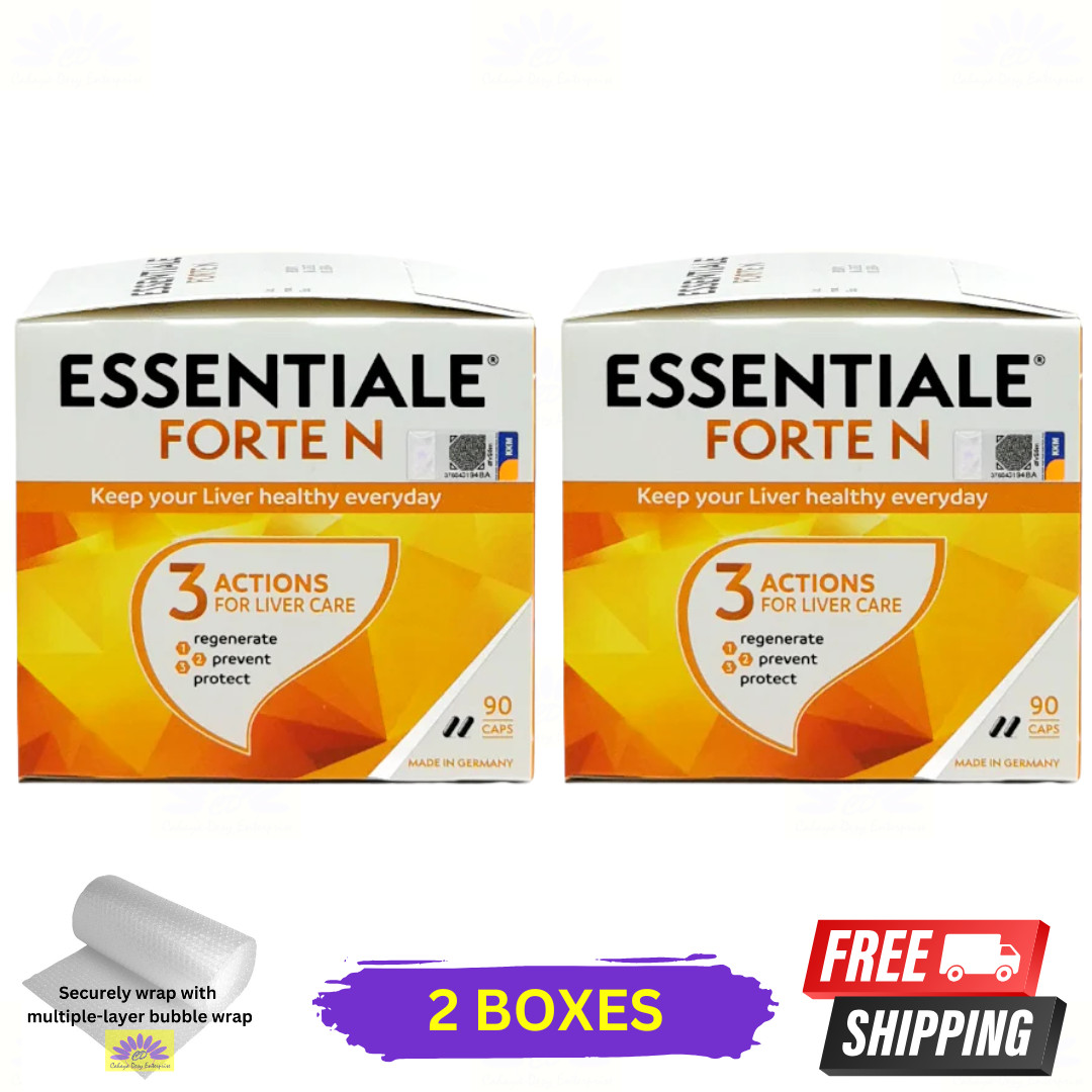 2 X Essentiale Forte N Liver Detox & Liver Tonic Supplement 90s - Free Shipping