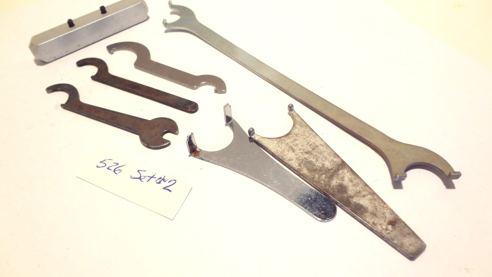 MICROSCOPE SERVICE TOOLS HOOK AND SLOTTED WRENCH SET#2