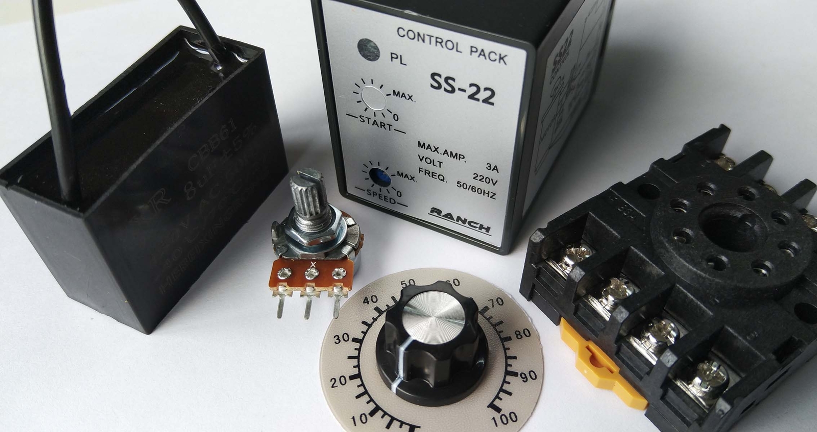 1pc 140W SS-22 separate motor speed control built-in 220V 240V AC