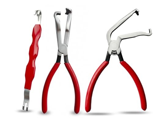 Electrical Disconnect Pliers, Electrical Connector Separator Removal 3 Set Red