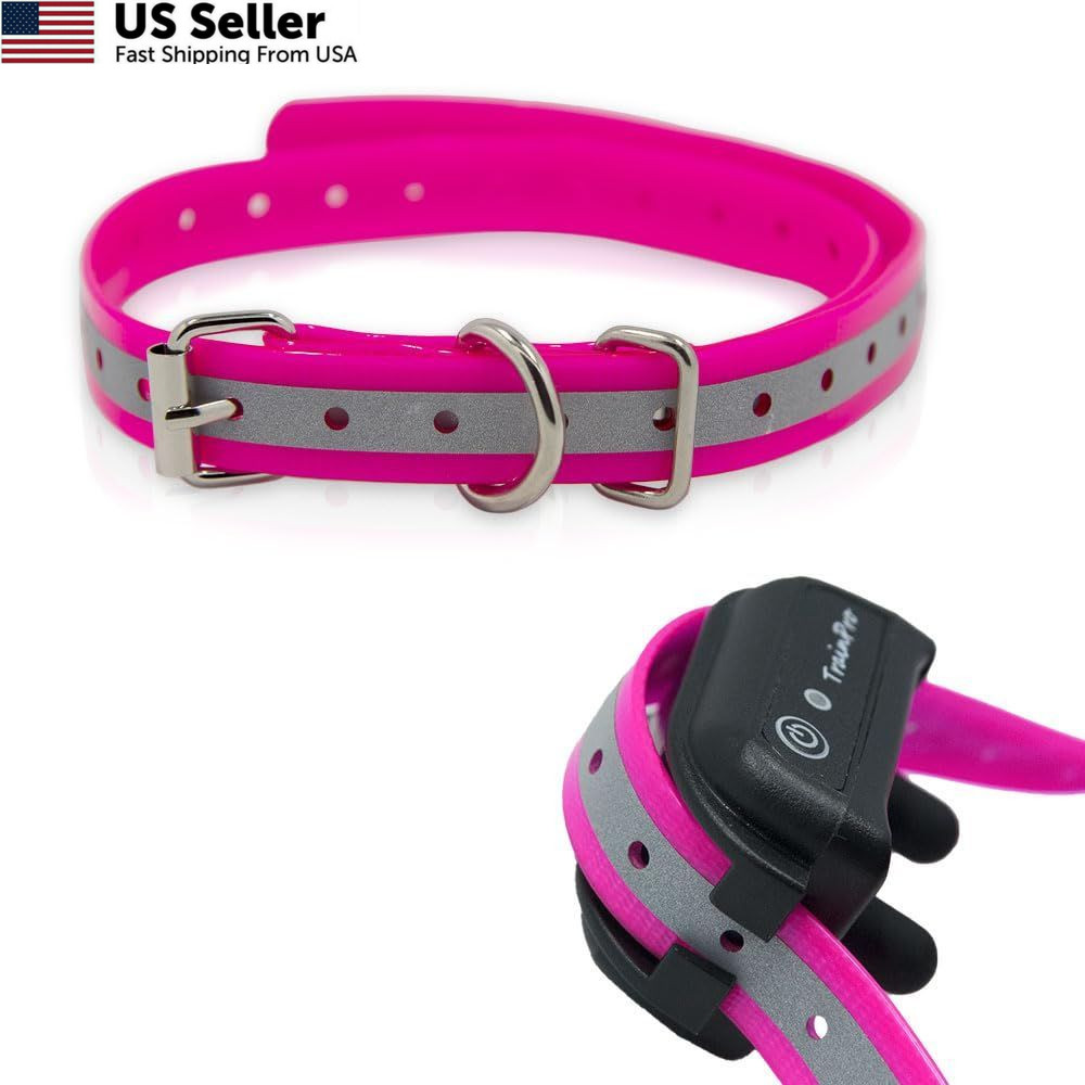 TrainPro Universal 27 ½” X ¾” Replacement Band Strap for Dog Pink Reflect