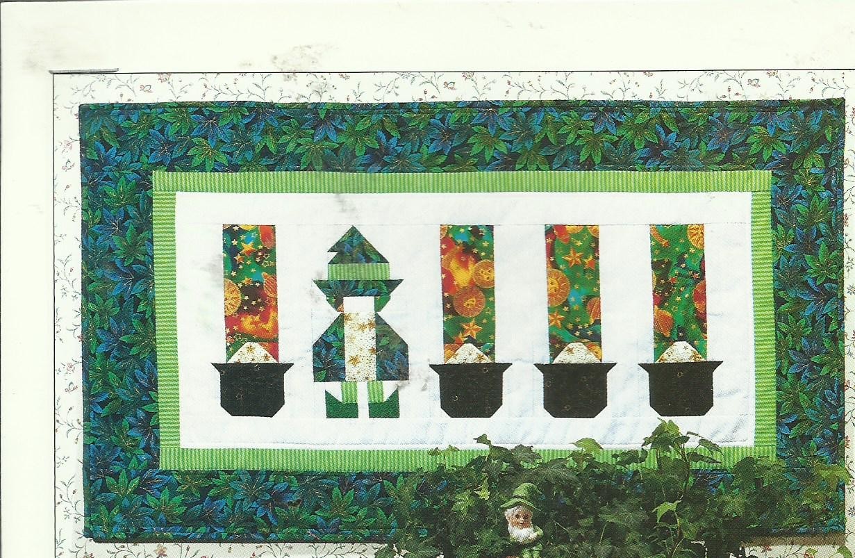 E0704  POT O' GOLD  WALLHANGING  QUILT PATTERN/INSTRUCTIONS