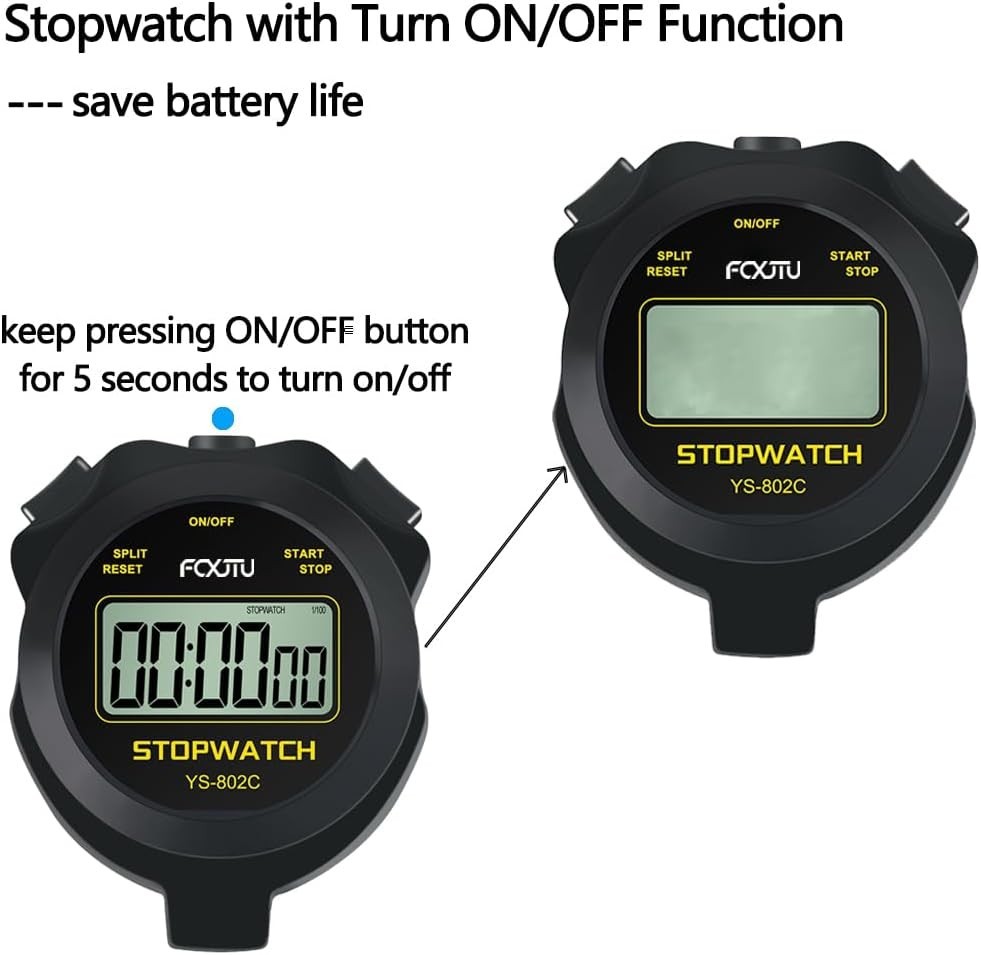 Simple Operational Digital Stopwatch - Essential for Coaches and Teachers