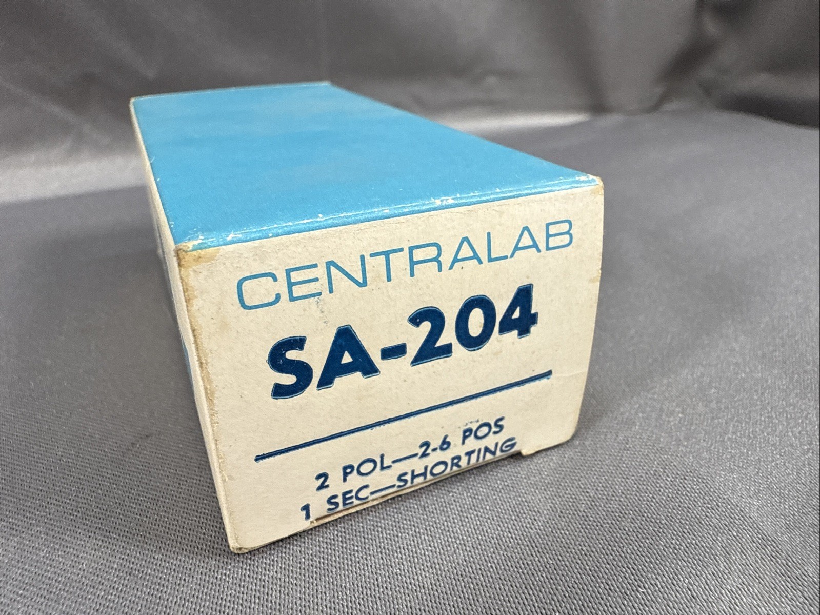 CENTRALAB SA-204 2 Pol-2-6 POS 1 Sec Shorting