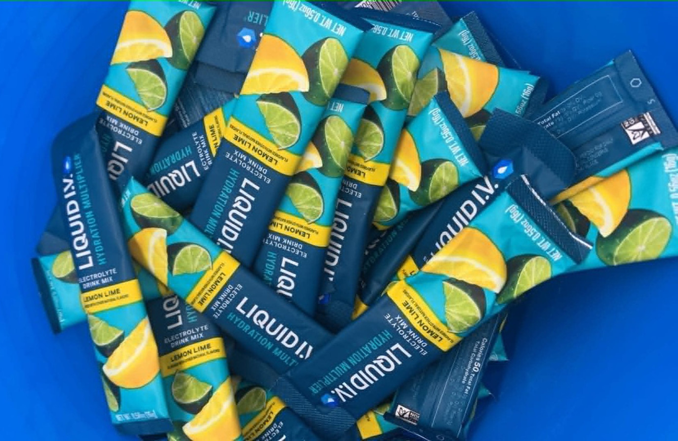 30 STICKS Liquid IV Hydration Multiplier ~ Lemon Lime Flavor ~ EXP 6/27