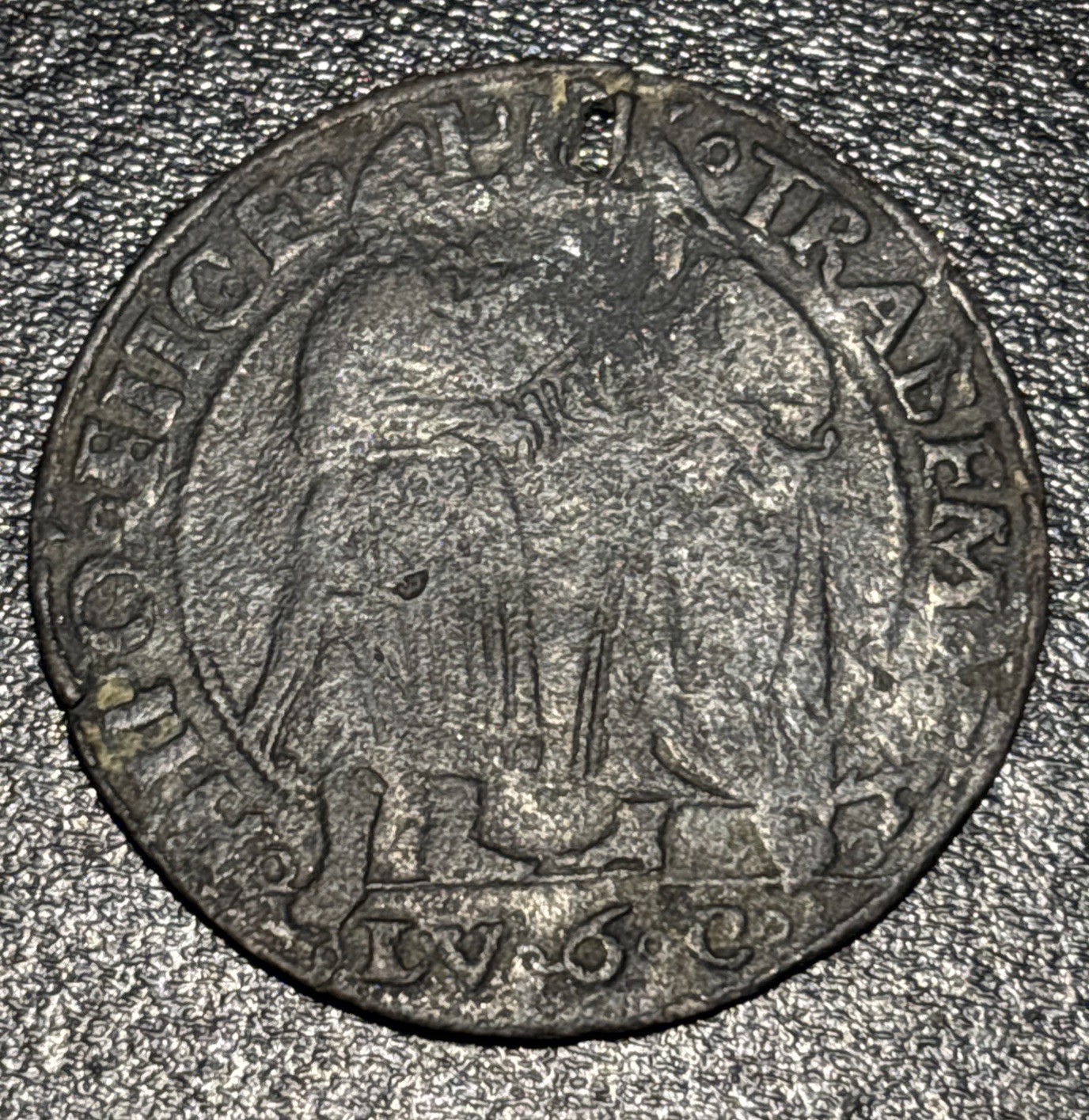 1553 Germany Jeton Satirical Token Michael Servet & Jean Calvin Conflict