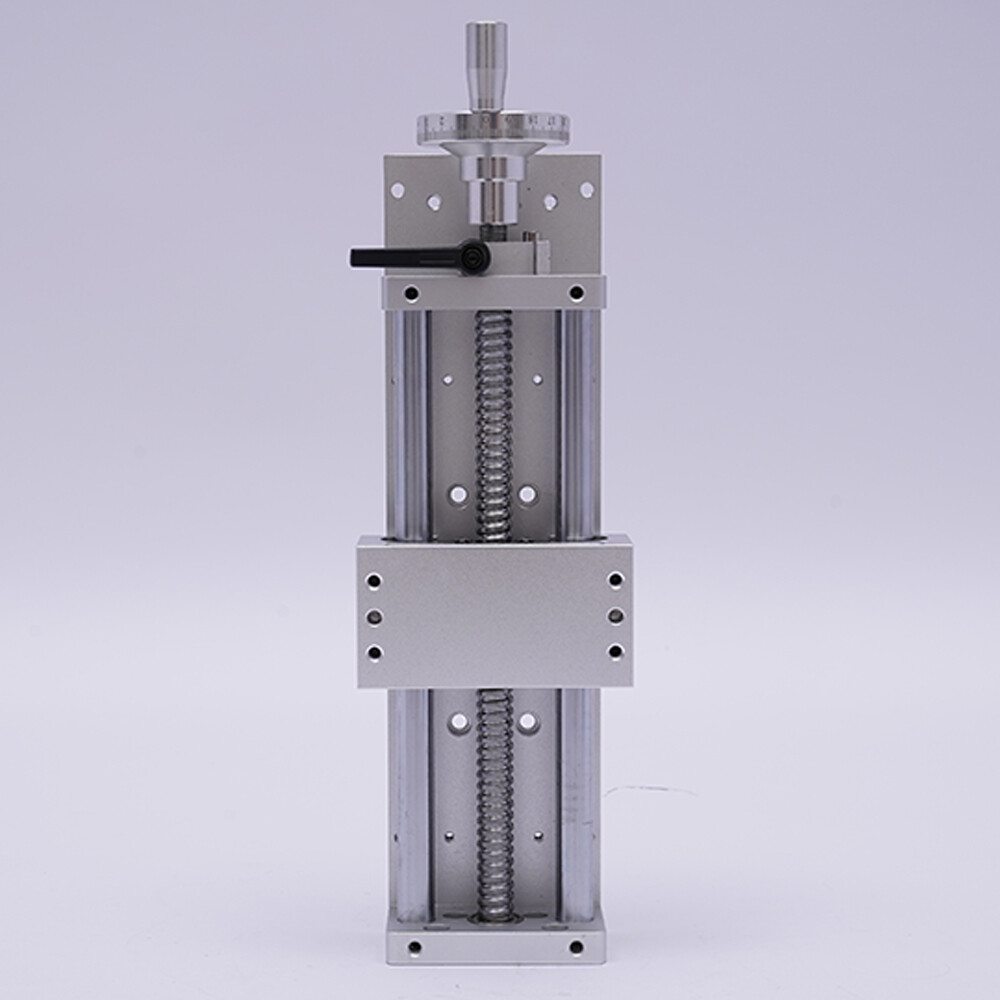 16" Manual Sliding Table CNC Slide Ballscrew Linear Stage Actuator Module 400mm