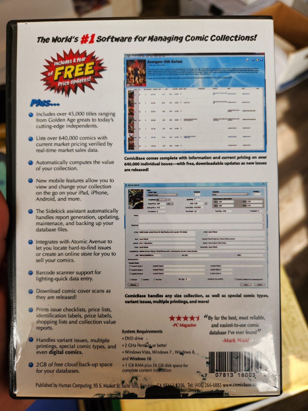 ComicBase 2017 & ComicBase 2015 6-DVD Set (Archive Edition) & (Revision 2)