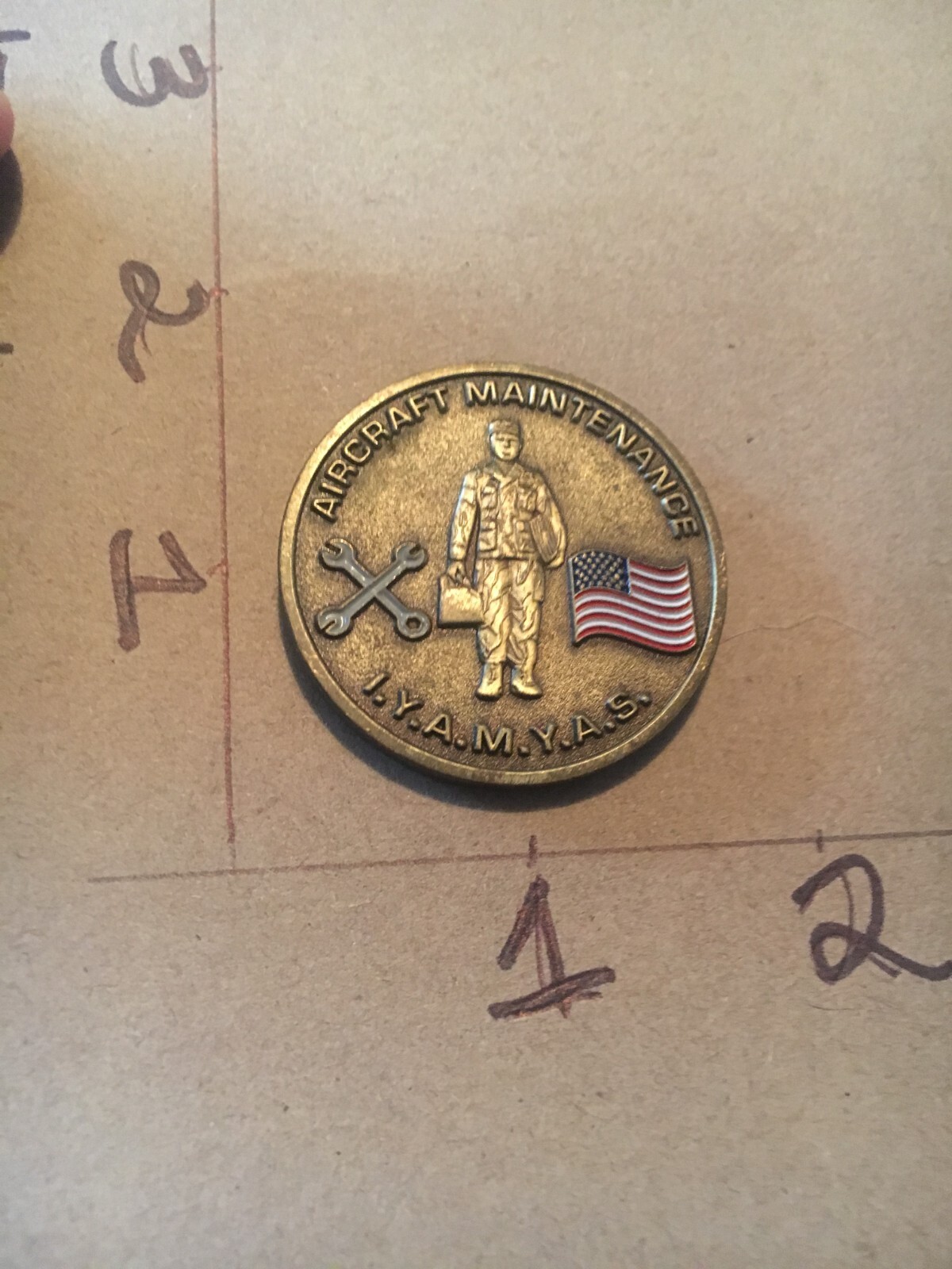 USAF Maintenance I.Y.A.M.Y.A.S.  Challenge Coin 4/22/25
