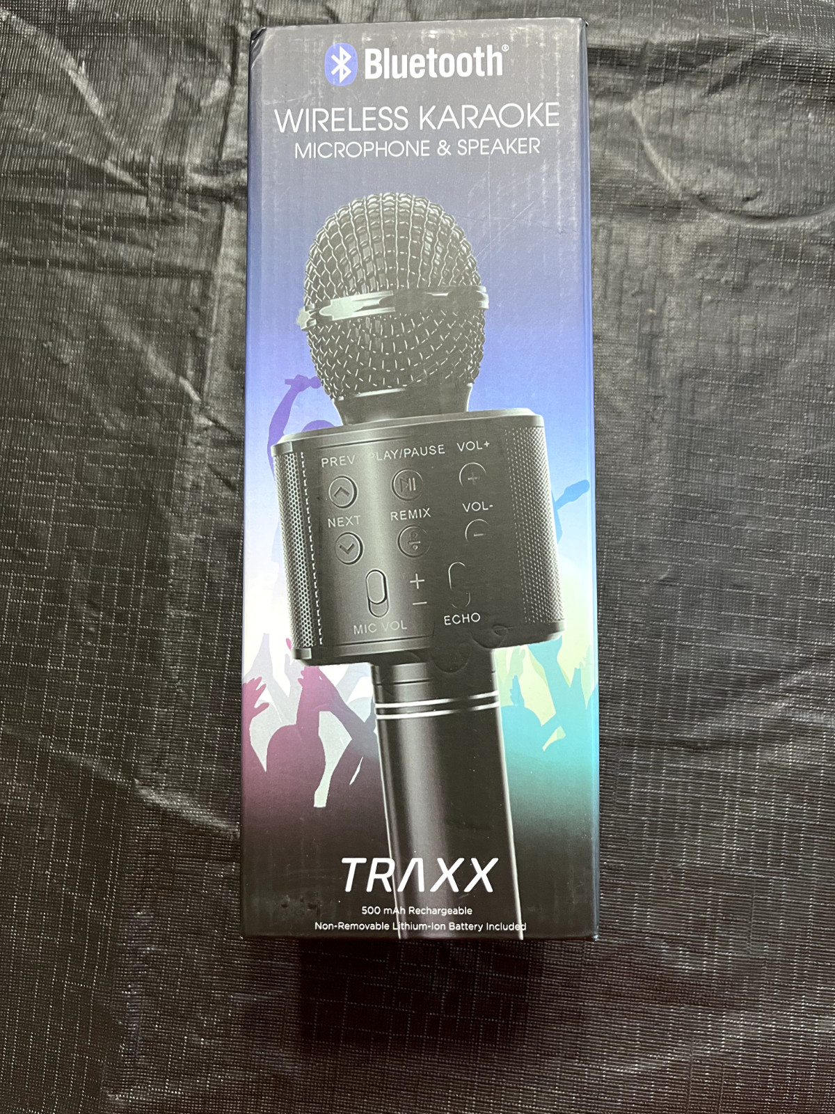 Bluetooth Wireless Karaoke Microphone and Speaker Traxx Unopened Box