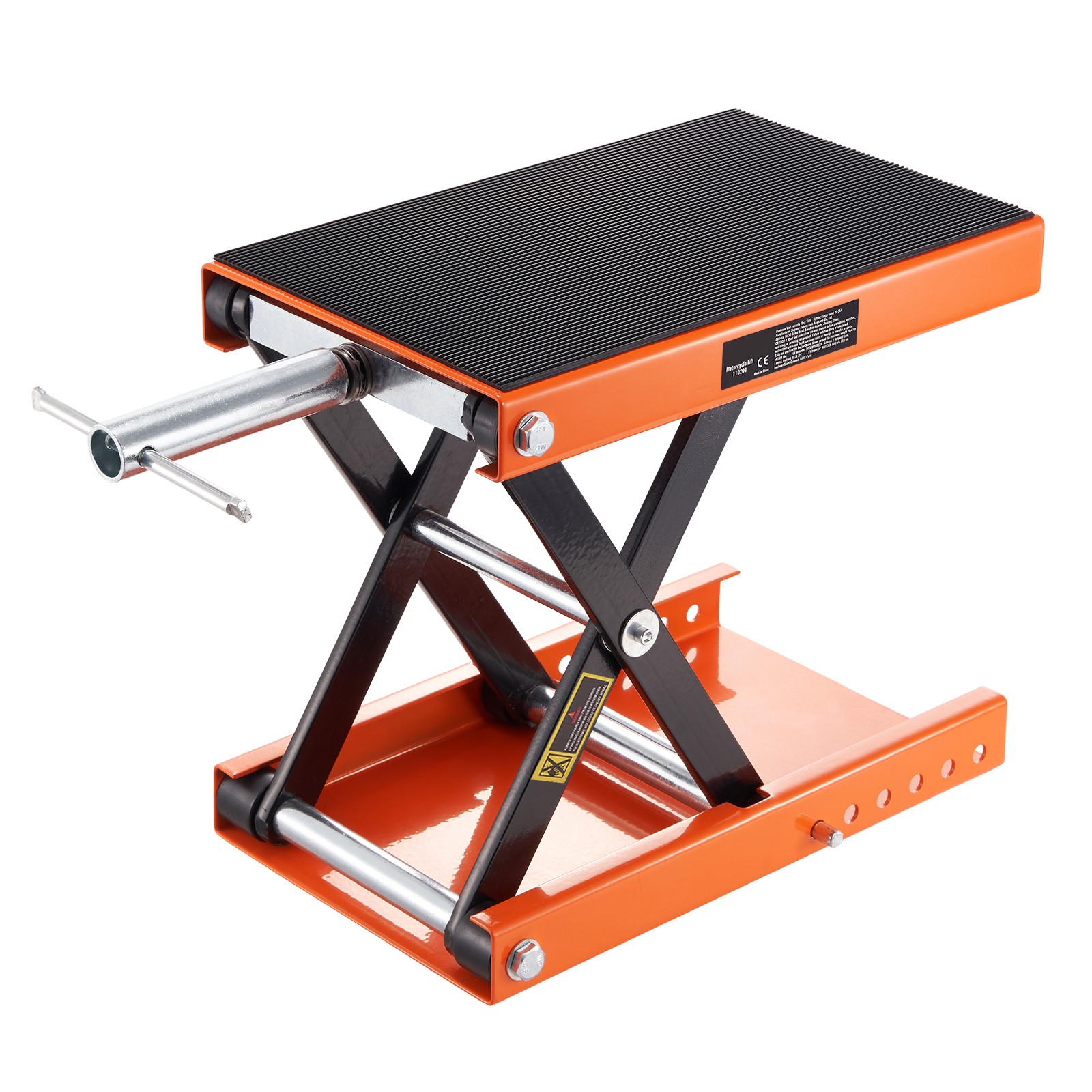 Uimoso Motorcycle Scissor Jack Lift 1100 lbs Wide Deck Hoist Stand for ATVs Bike