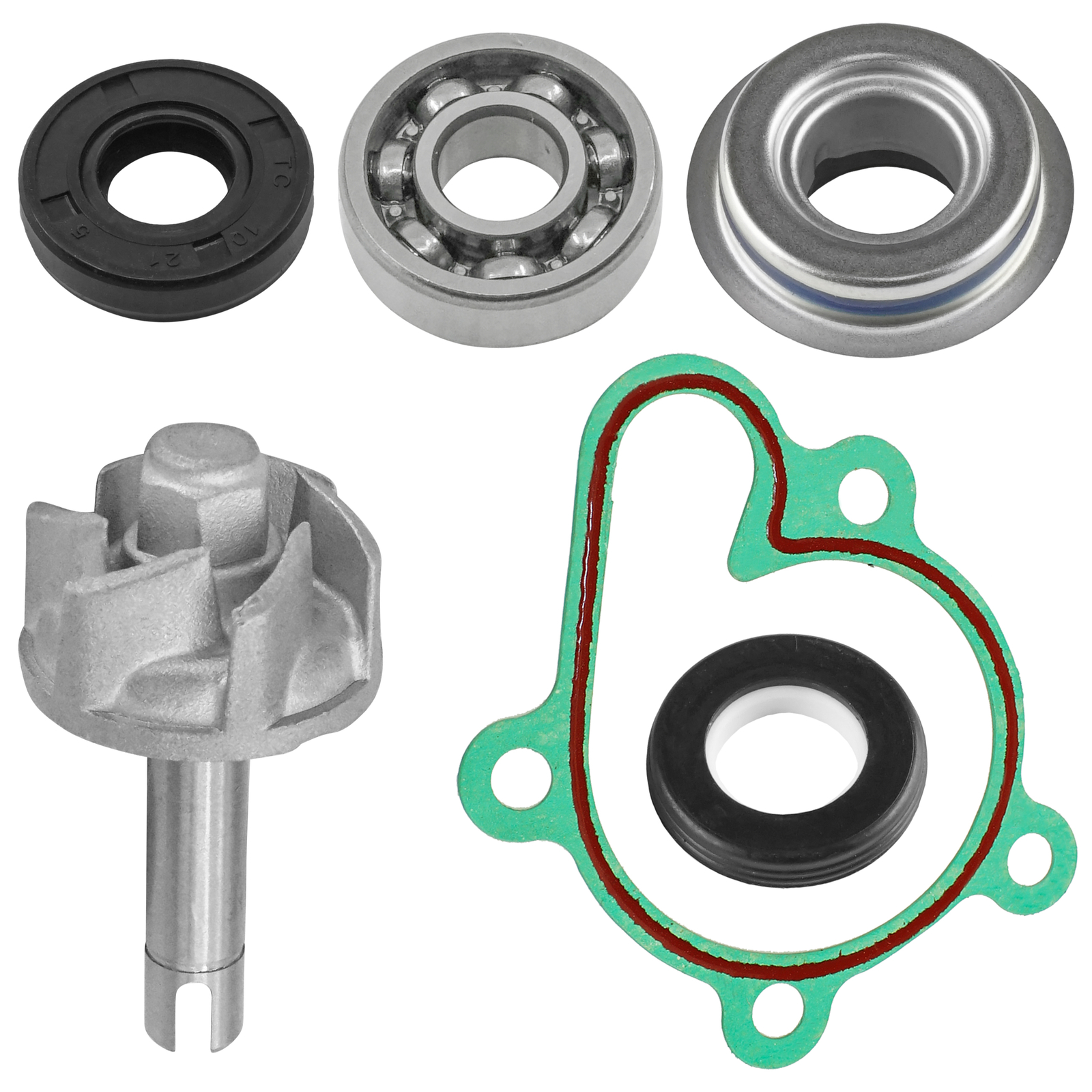 Caltric Water Pump Kit For Yamaha Wolverine 450 YFM450 2006-2010 11H-12438-10-00