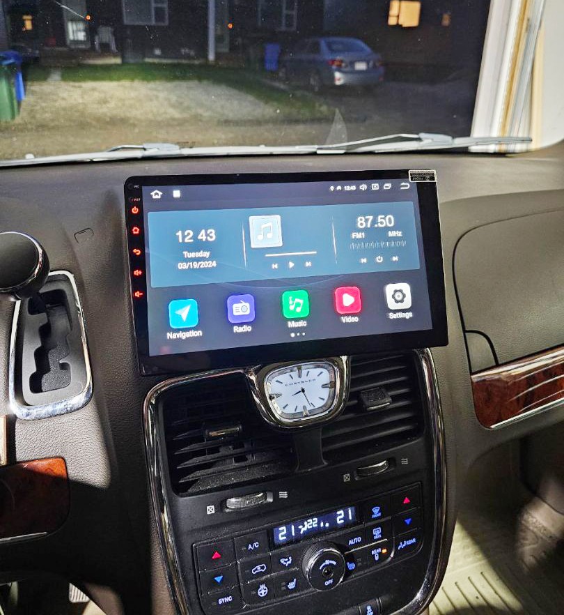 10.1” For 2008-2016 Chrysler Town & Country Carplay Android Car Radio Stereo GPS
