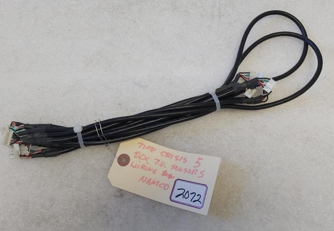 NAMCO TIME CRISIS 5 DELUXE Arcade Game MONITOR SENSORS WIRING Lot (2072)