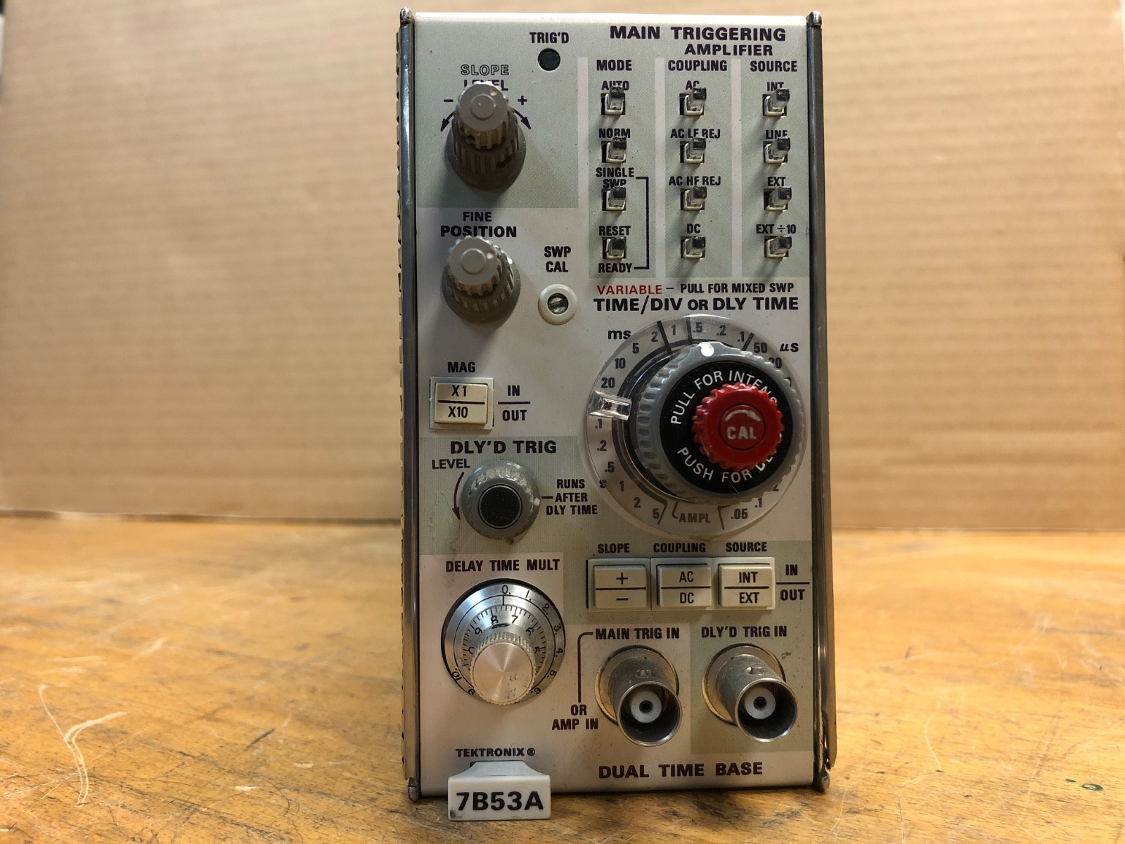 T1 - Tektronix Plugin lot 7B53A + 7B53A + 7B53A - Tested Working