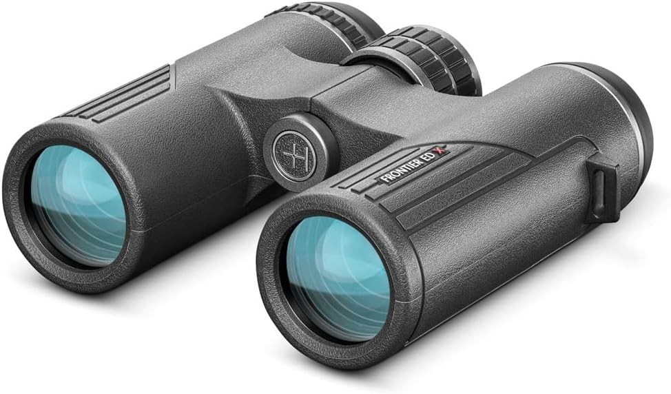 HAWKE 10x32 Binoculars, Frontier ED X Waterproof w/ Carry Case (38408) - Gray