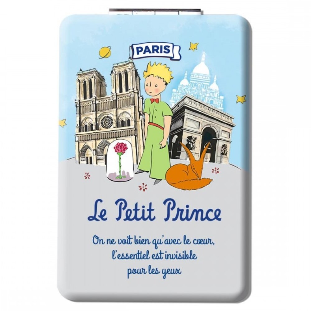 Enesco pocket mirror The Little Prince in Paris (9.5cm)