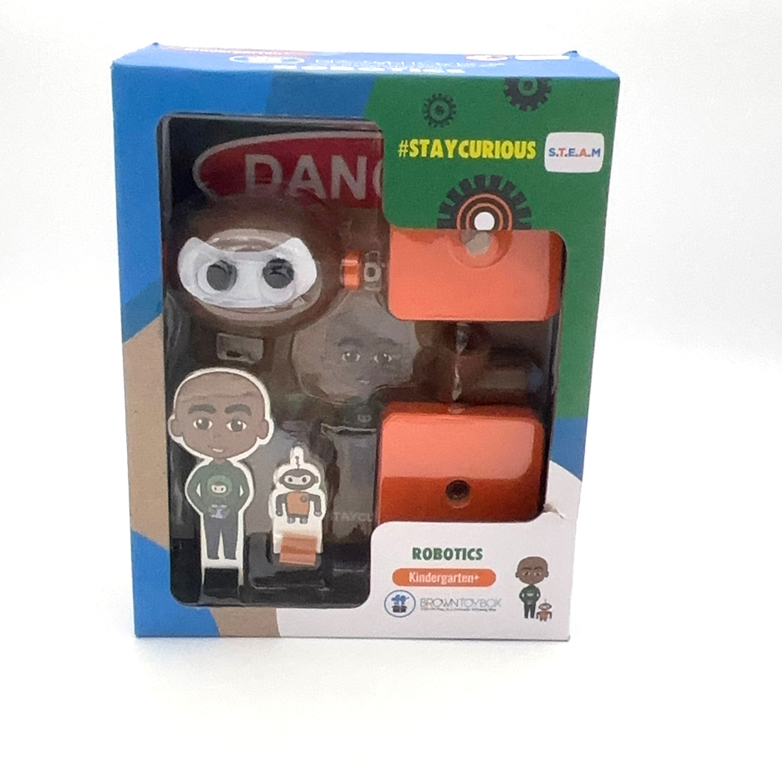 Brown Toy Box Justin Robotics STEAM Kit Kindergarten+ Dadisi Crew Sealed