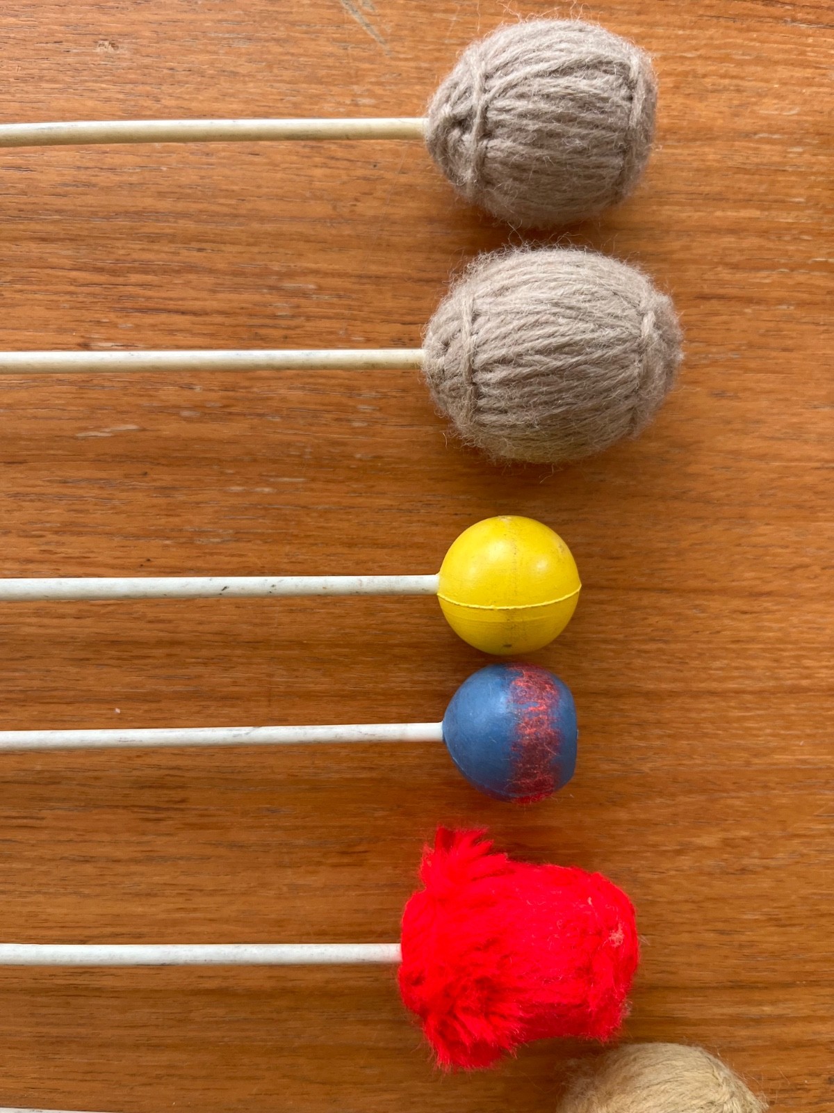 Variety Set of MUSSER Mallets - F9 F10 M1 M6 M8 M9 M12 M17 M18