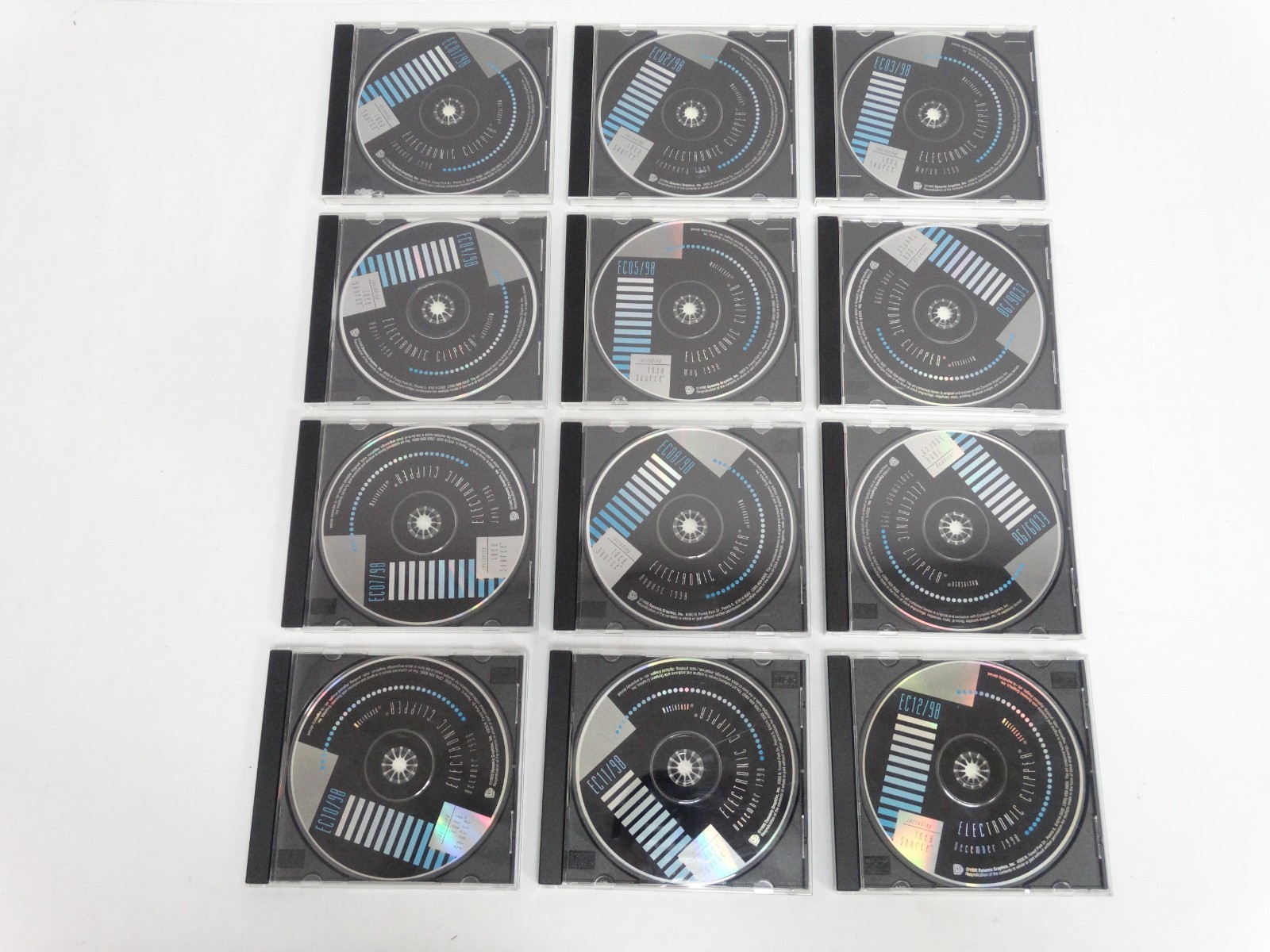 Dynamic Graphics Electronic Clipper Clip Art Library Jan. - Dec. 1998 Complete