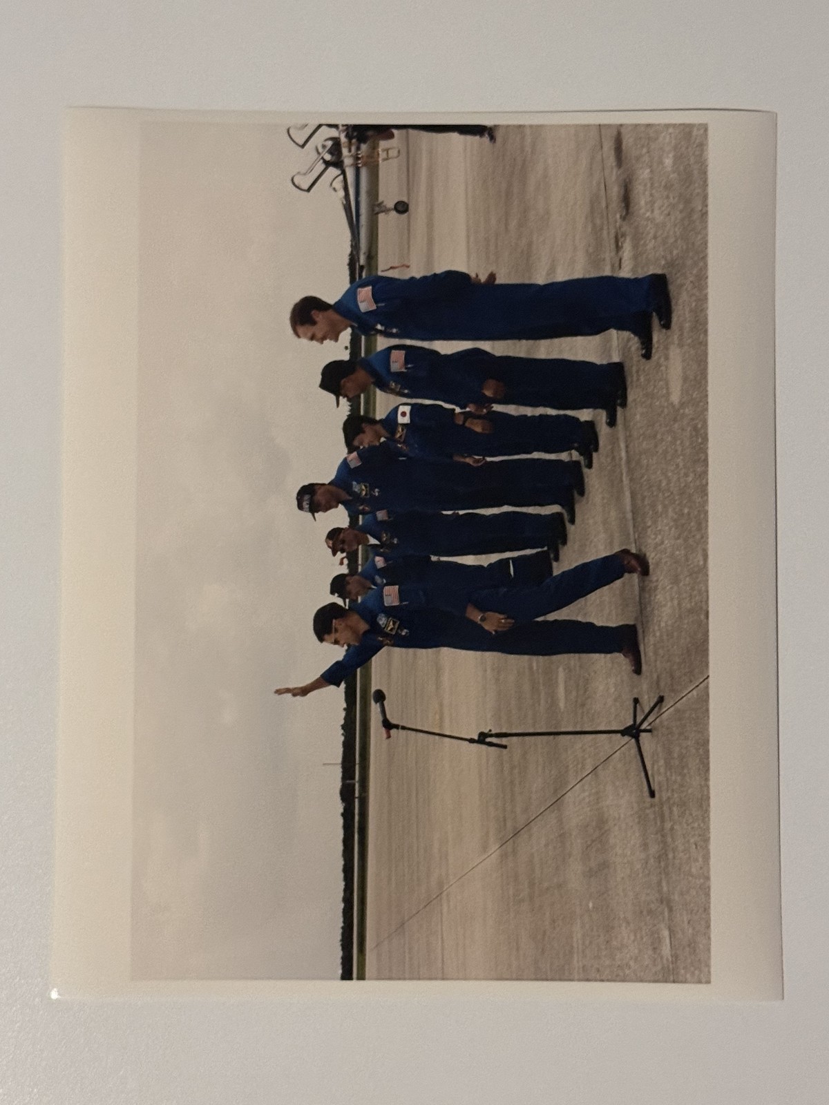NASA STS-65 Crew Press Conference Kennedy Space Center Press Photo