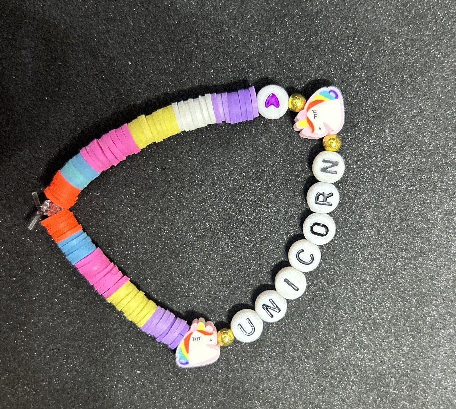 Unicorn Heishi Bracelet