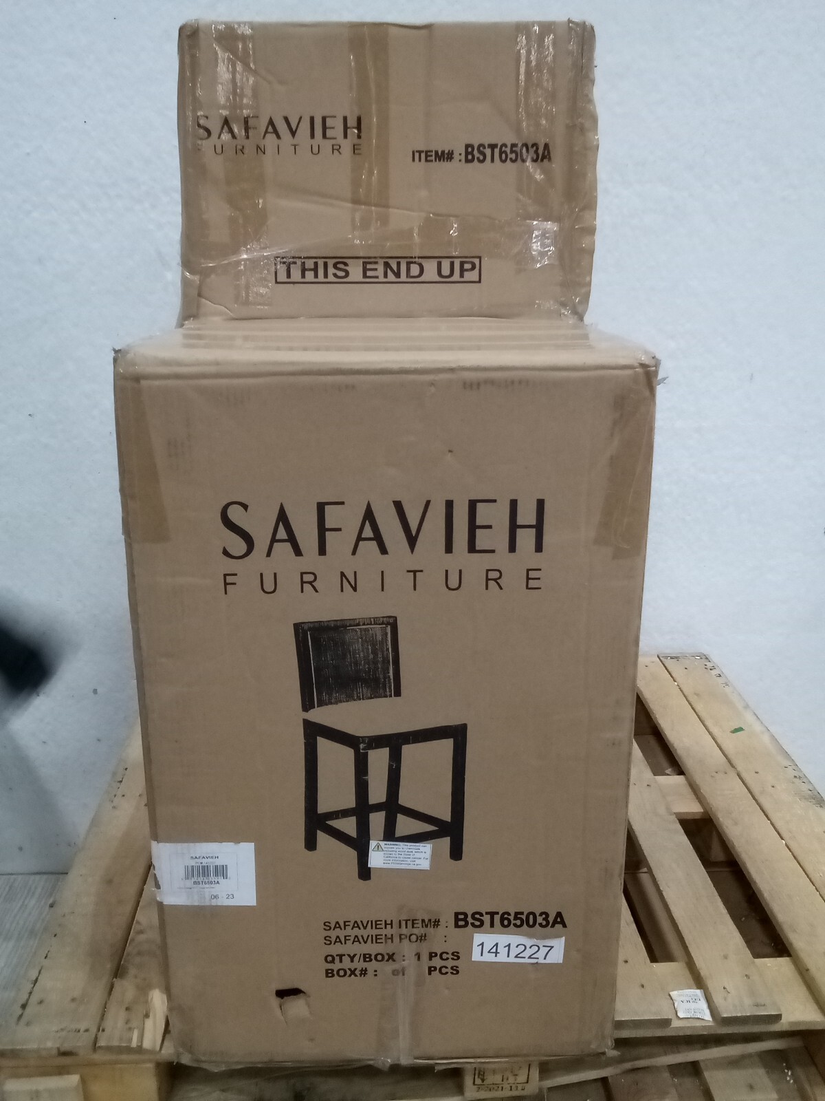 Safavieh Cane Bar Stool W/ Cushion, Reduced Price 2172722728 BST6503A