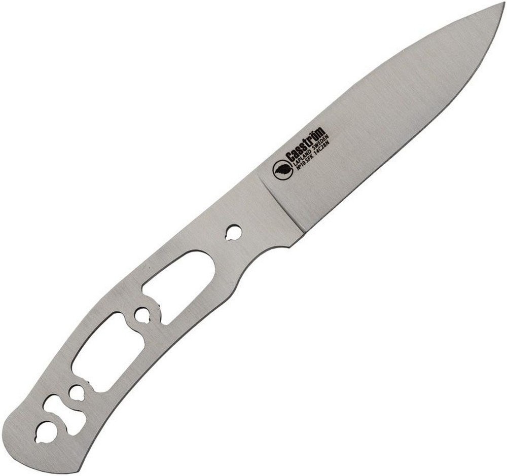 Casstrom No 10 Blade Blank Fixed Knife 14C28N Sandvik Stainless Steel - CI13203