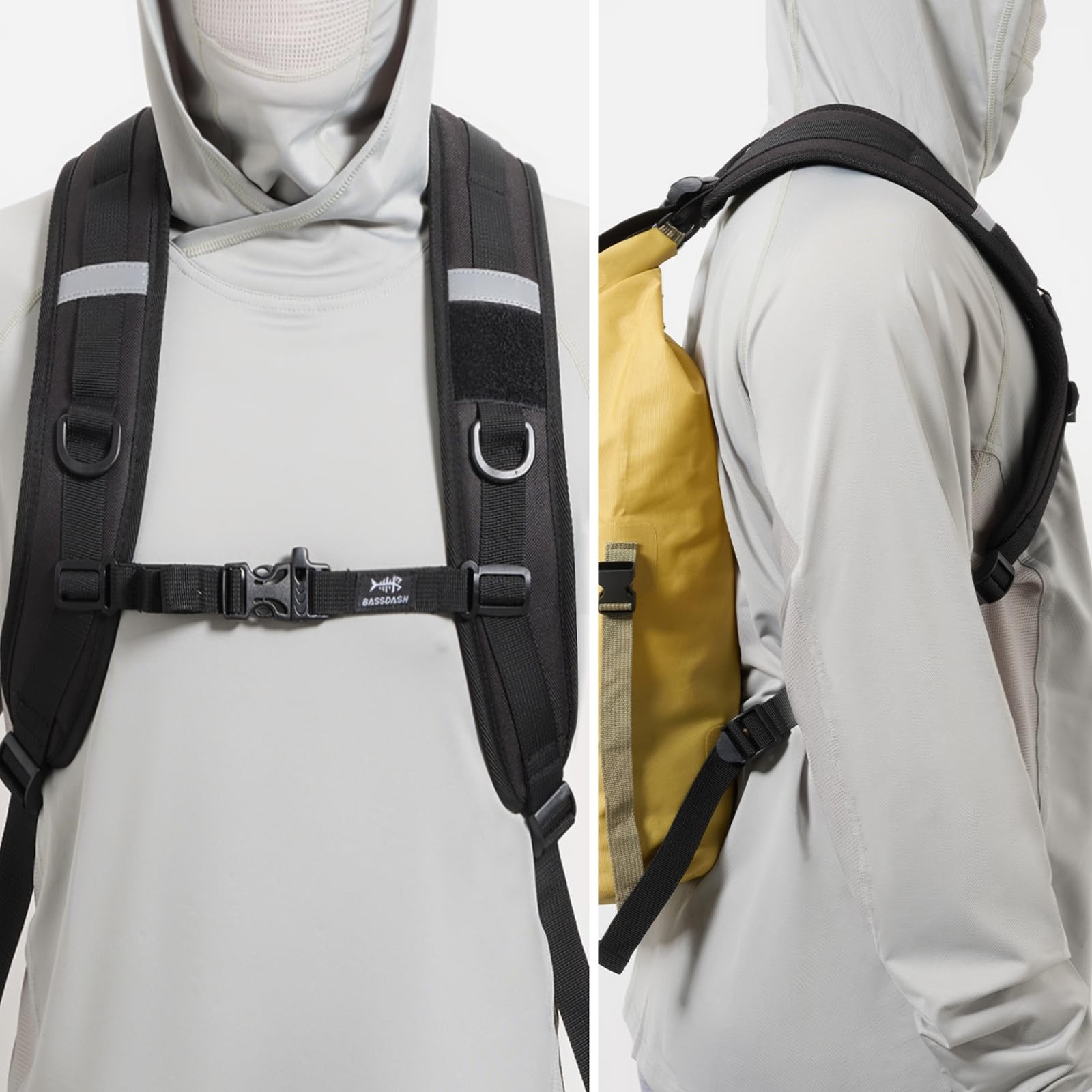 BASSDASH Adjustable Padded Backpack Shoulder Straps Replacement