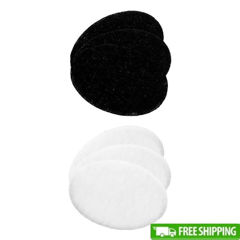 6 Pack Charcoal Oil Vapor Filters Electric Deep Fryer Replacement Parts New