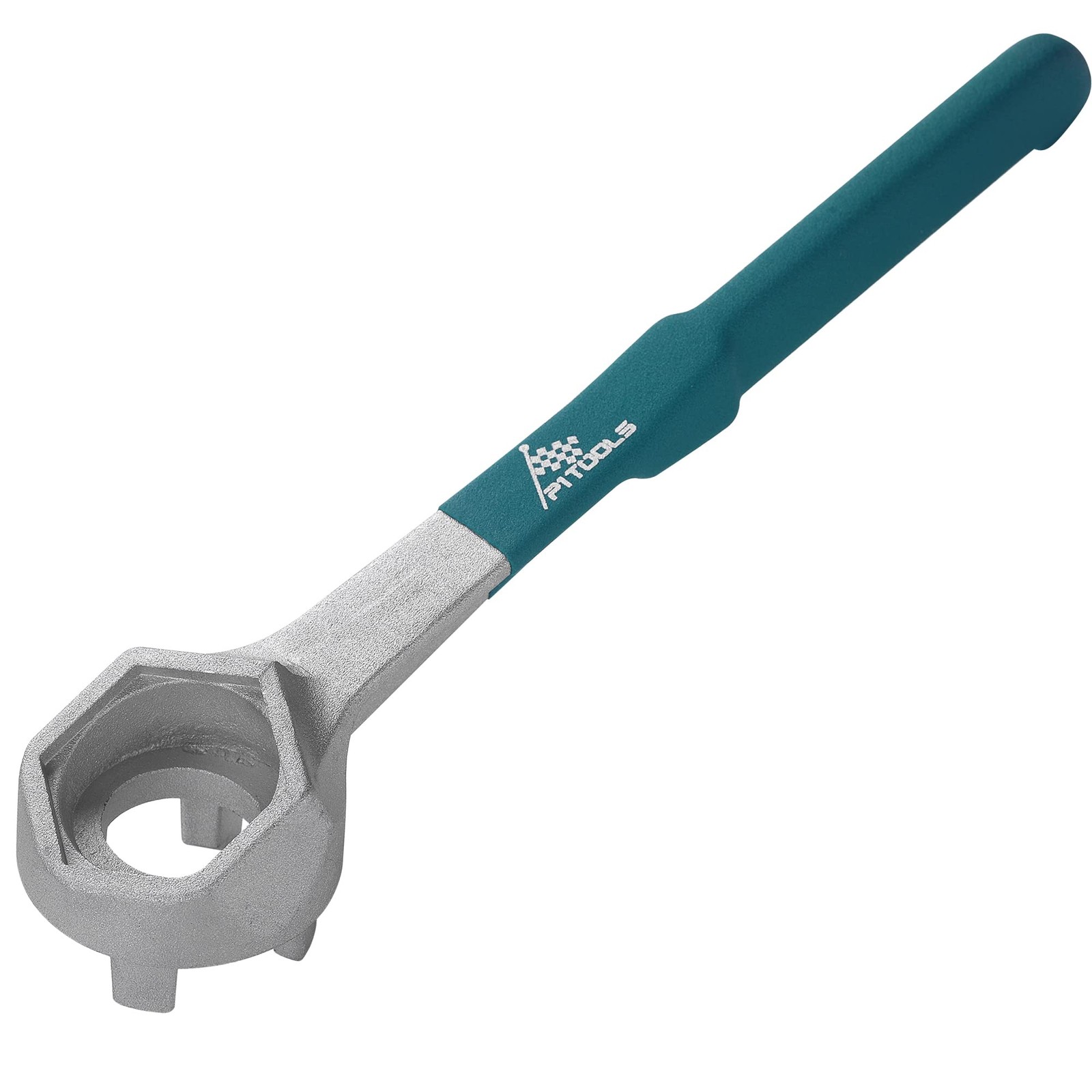Aluminum Drum Bung Wrench, Plastic Plugs for Opener 55 Gallon Drum, Grey