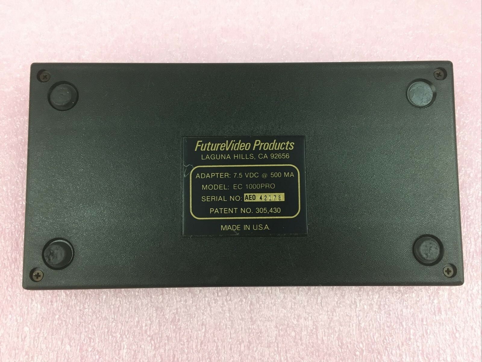 Future Video EC 1000Pro Video Edit Controller