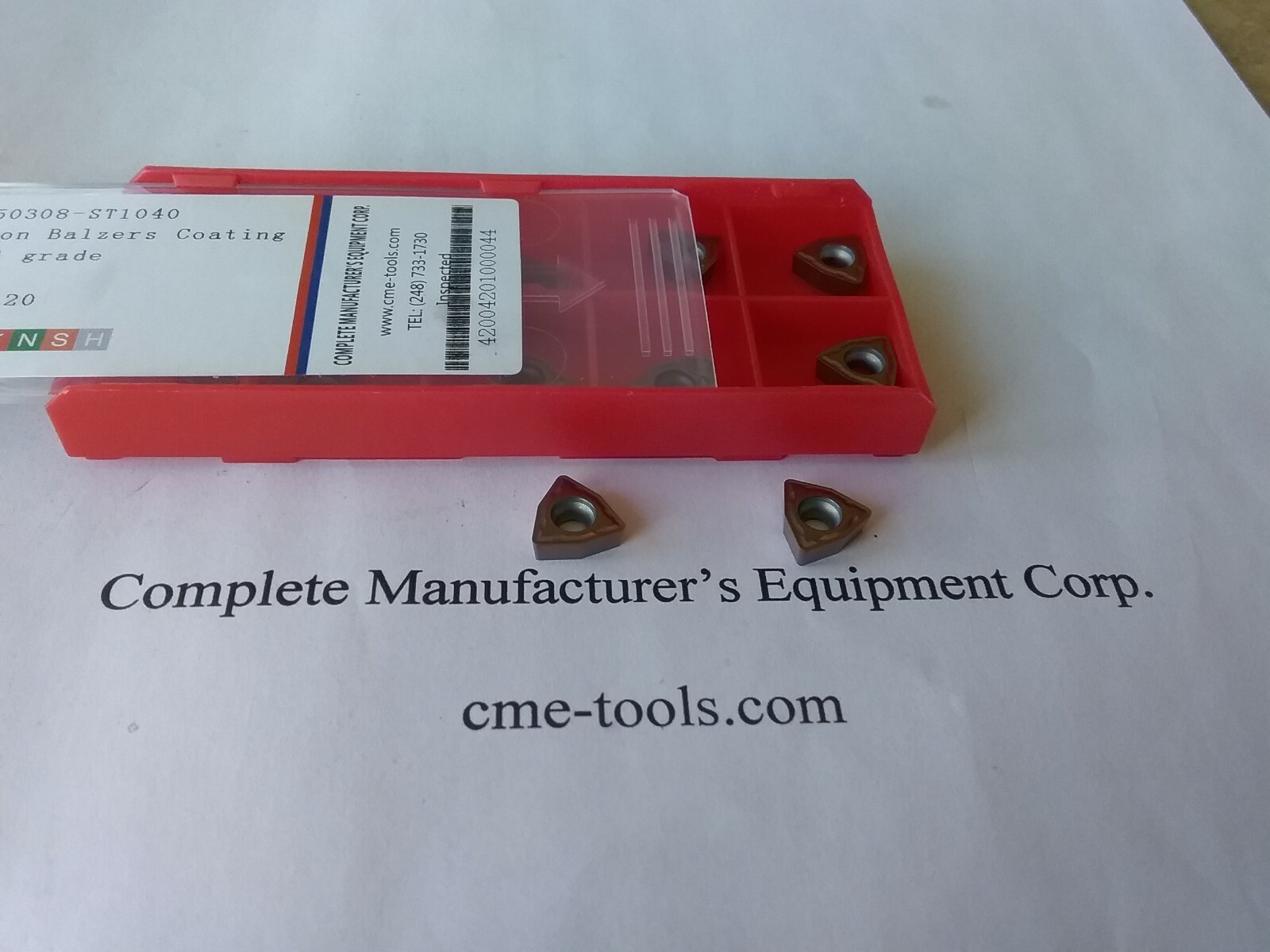10pcs WCMX05 Carbide Inserts For Index U Drills 1", 1-1/8", 1-1/4" -new