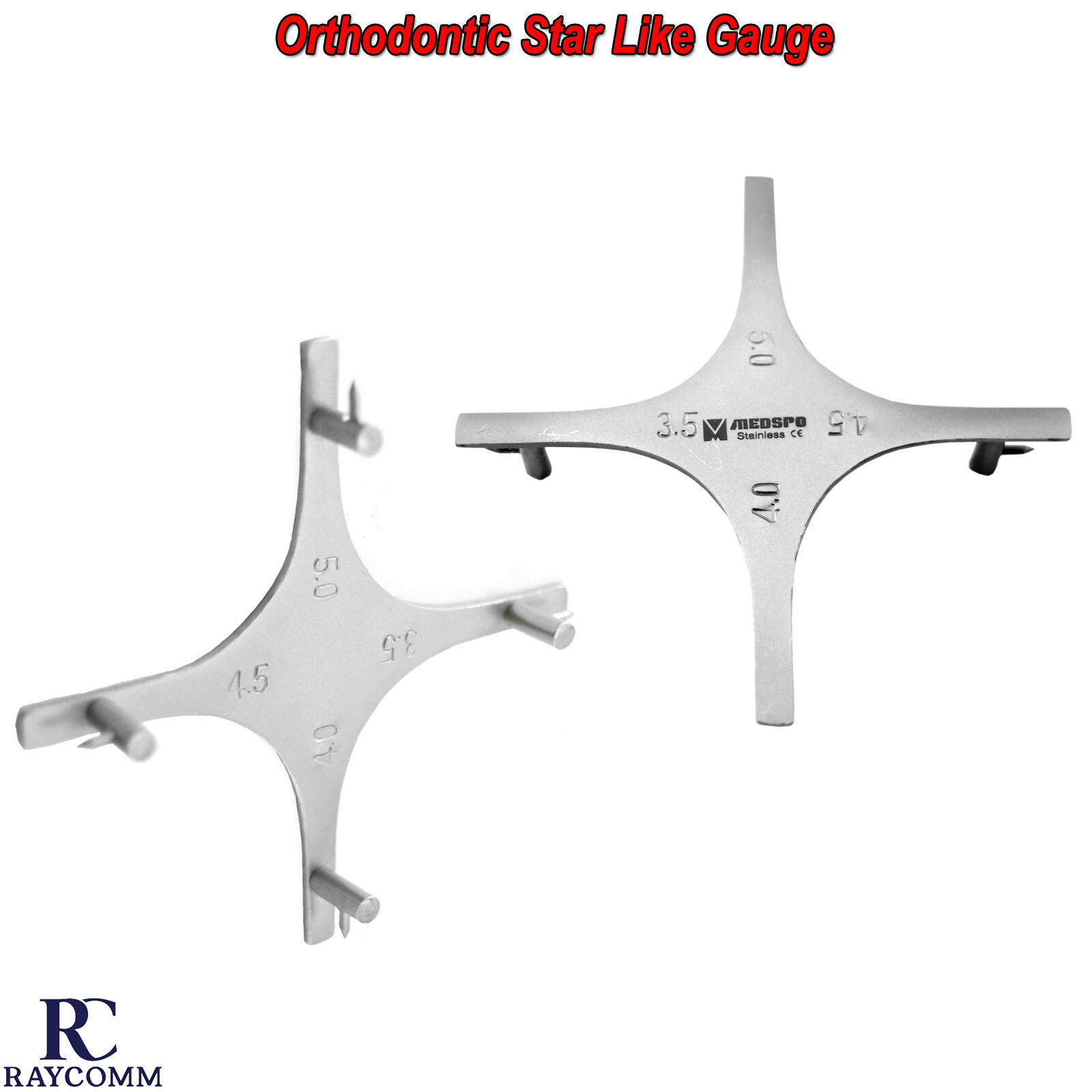 Orthodontic Dental Boone Bracket Gauge Positioner Star Placement Star Gauge CE