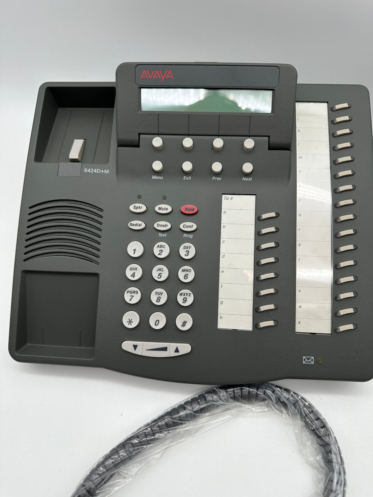NEW Avaya 6424D+M Digital Office Business Speaker Display Phone Grey