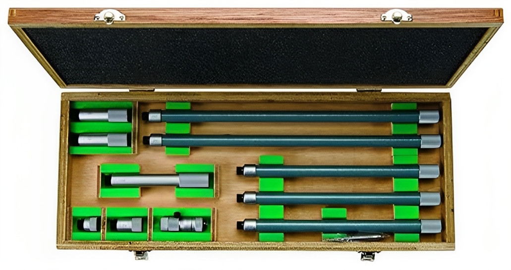 Mitutoyo 137-209 Tubular Vernier Inside Micrometer, Extension Rod Type, Carbide