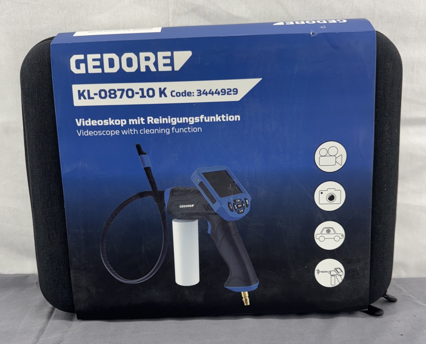 Gedore Videoscope w/ Cleaning Function KL-0870-10 3444929