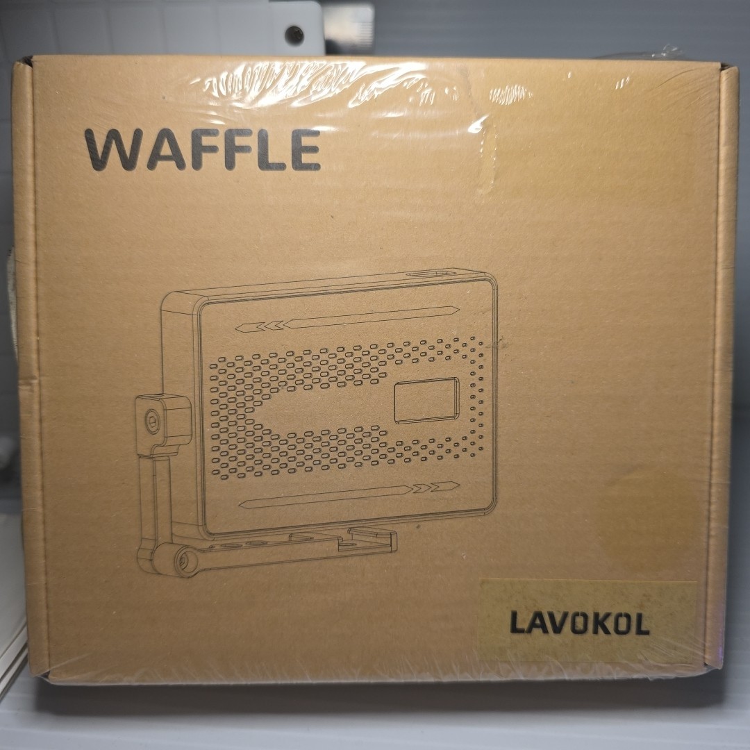 LAVOKOL WAFFLE LED RGB Video Photography Lighting Portable Camera LIGHT NIB
