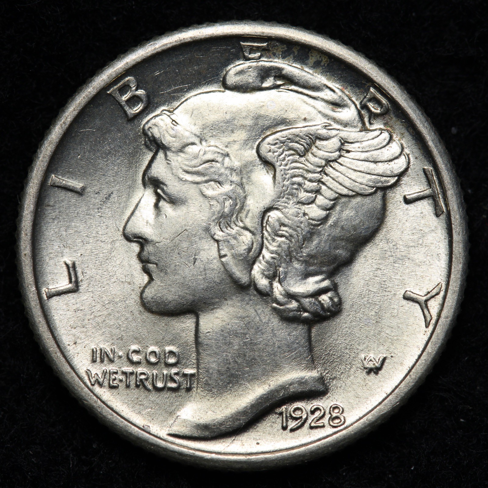 1928 Mercury Silver Dime BU *UNCIRCULATED* MS E345 TWSMZ