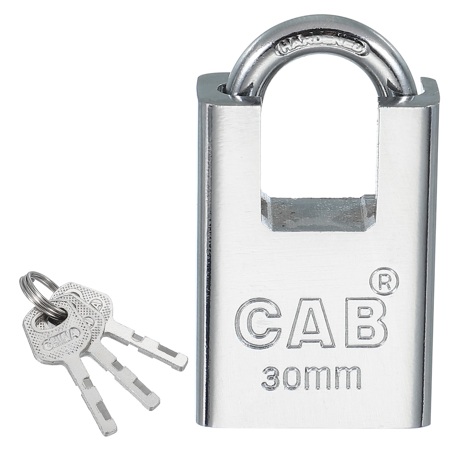 30mm (1-3/16")Steel Padlocks, Keyed Different Pin Tumbler Padlock with Keys